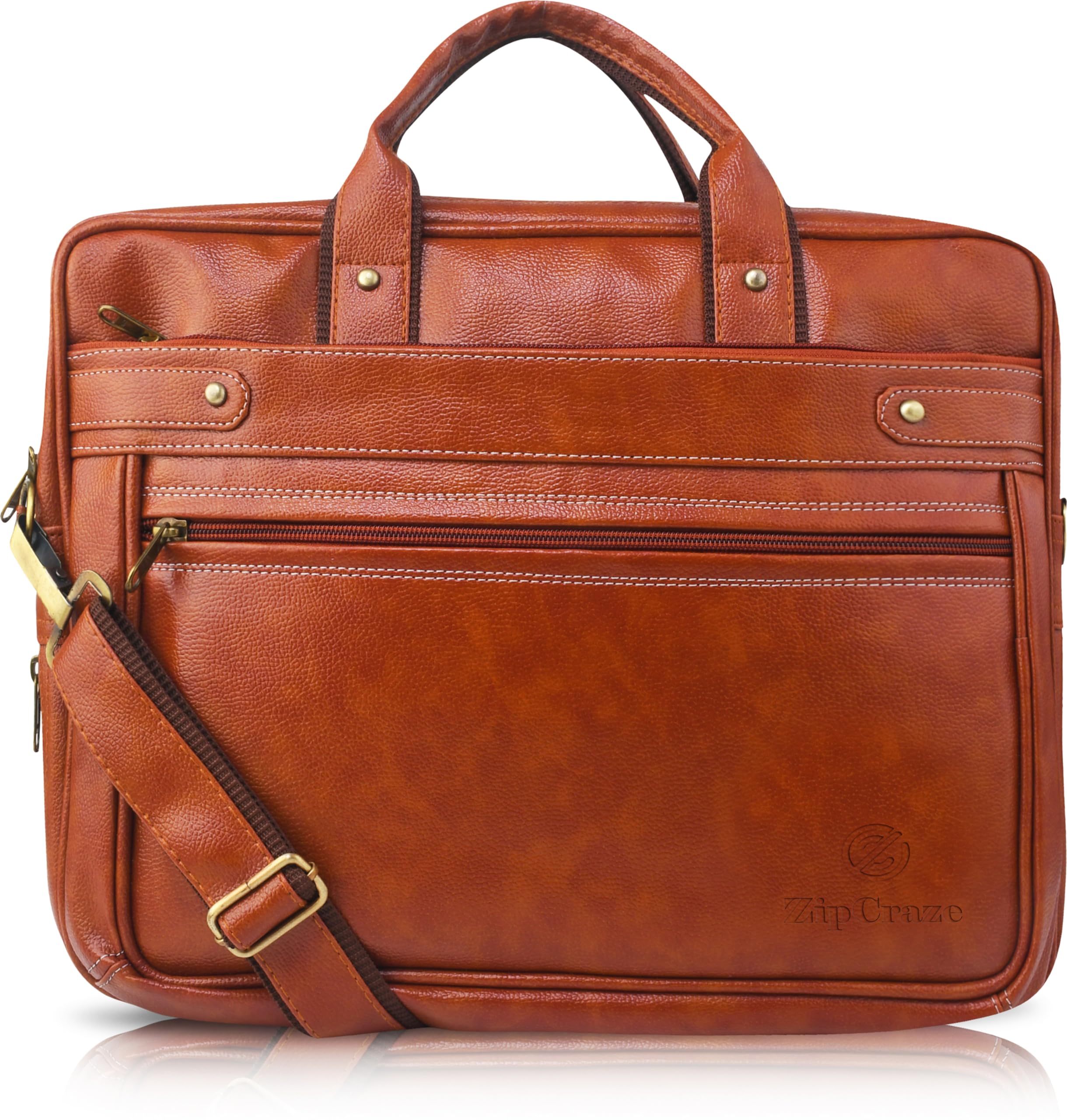Laptop Messenger Bag Briefcase Shoulder Sling Office Business Travel Satchel with Adjustable Strap and Expandable Bottom, Fits up to 15.6 inch Laptop/Tablet Messenger Bags for Mens-image-2