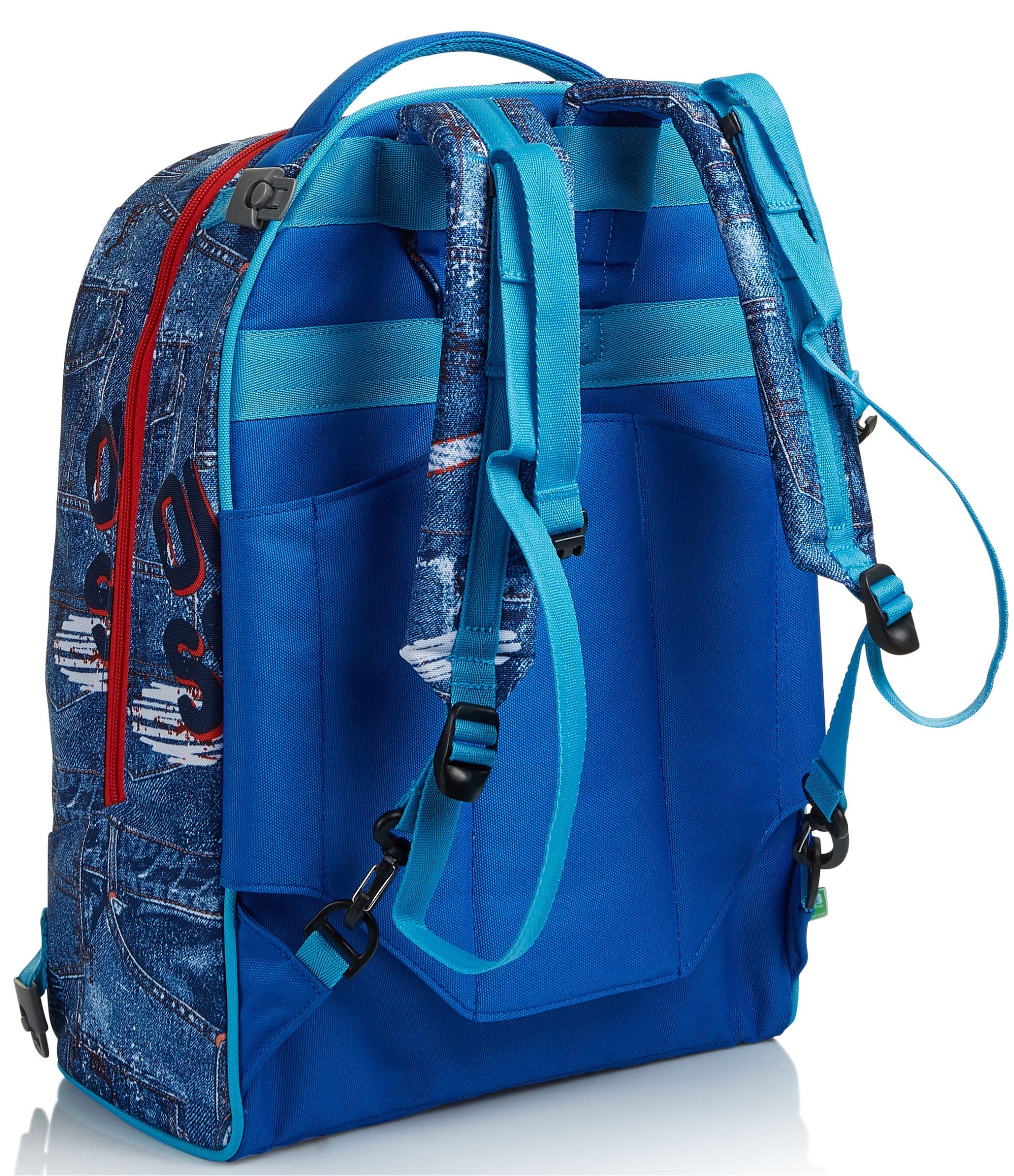 SJ Trolley Backpack 3 in 1 School Bag with Wheels Removable Backpack for School High School Travel & Leisure Girls & Boys