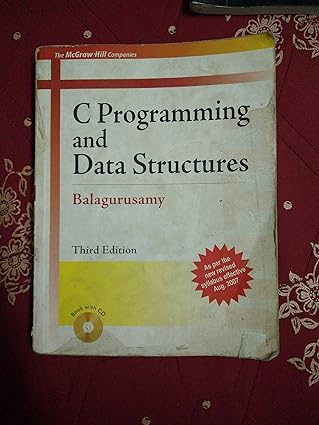Buy C Programming And Data Structures Balaguruswamy Book Online at Low ...
