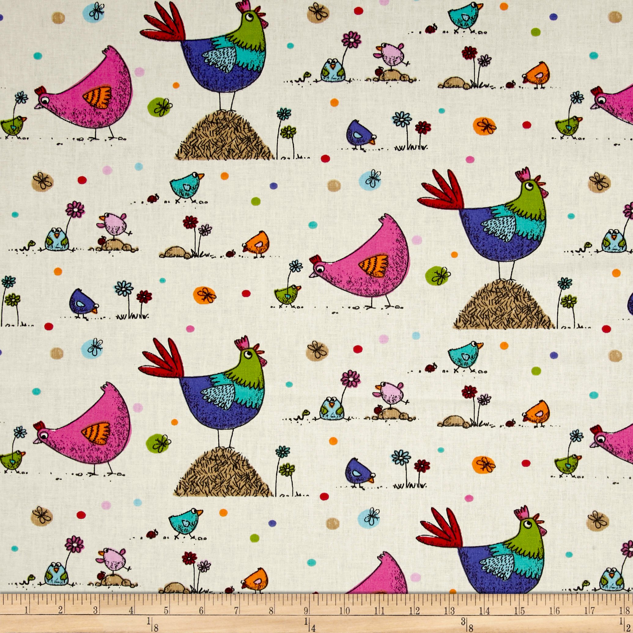 STOF France Infants Zazou Multicolore, Fabric by the Yard
