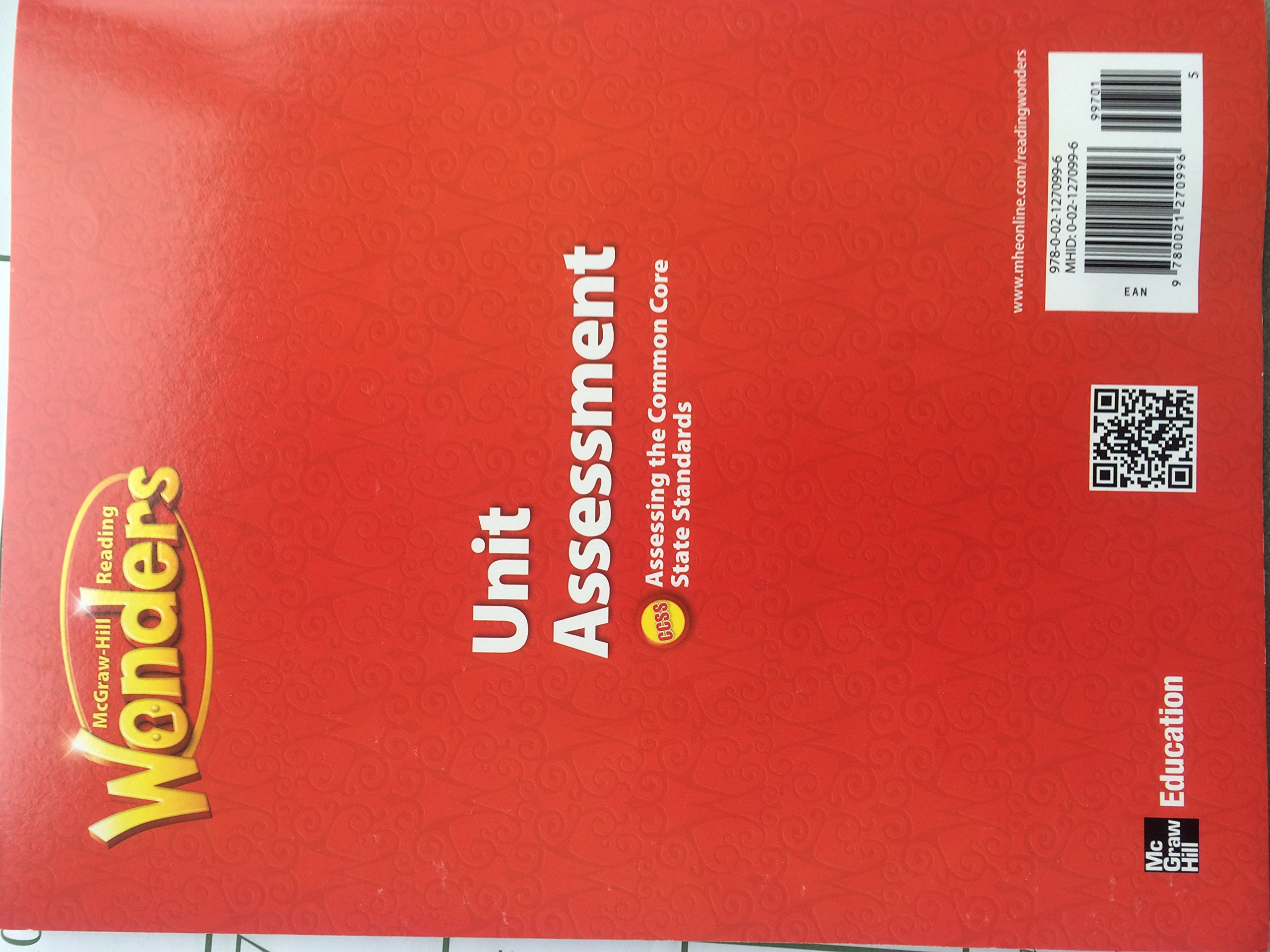 McGraw Hill Reading Wonders Unit Assessment Grade 5 Assessing the Common Core State Standards - Image 2