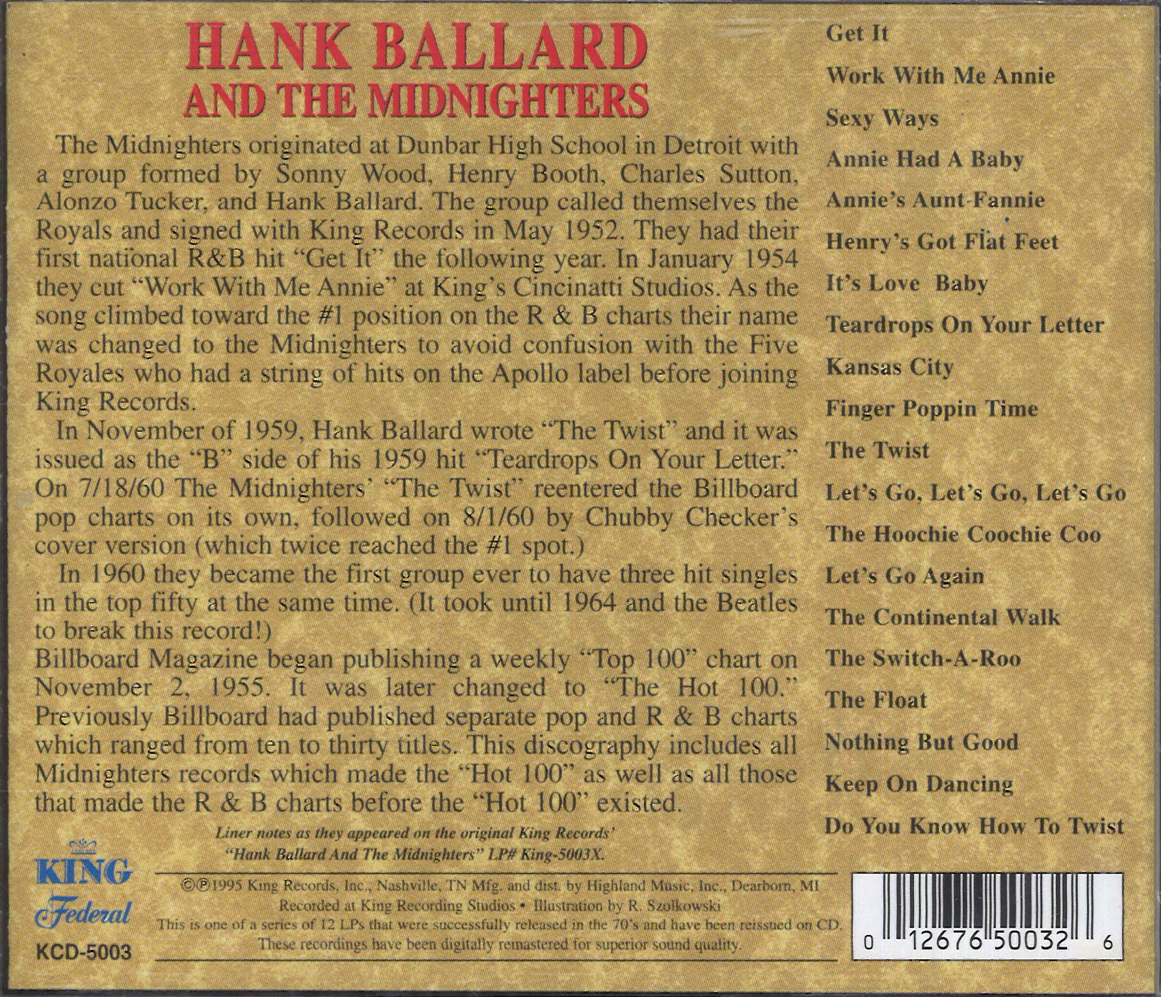 All 20 Chart Hits (1953-62)