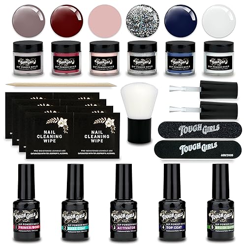 Miniatura 47 de Kit de 4 polvos de inmersión Incluye polvos de inmersión, capa base y superior, activador, barra de cutícula, lima de uñas y toallitas para uñas