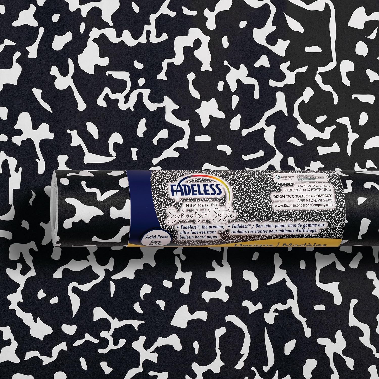 Fadeless Schoolgirl Style Bulletin Board Paper, Senior Year, 47.25" x 25', 1 Roll Senior Year 25 ft