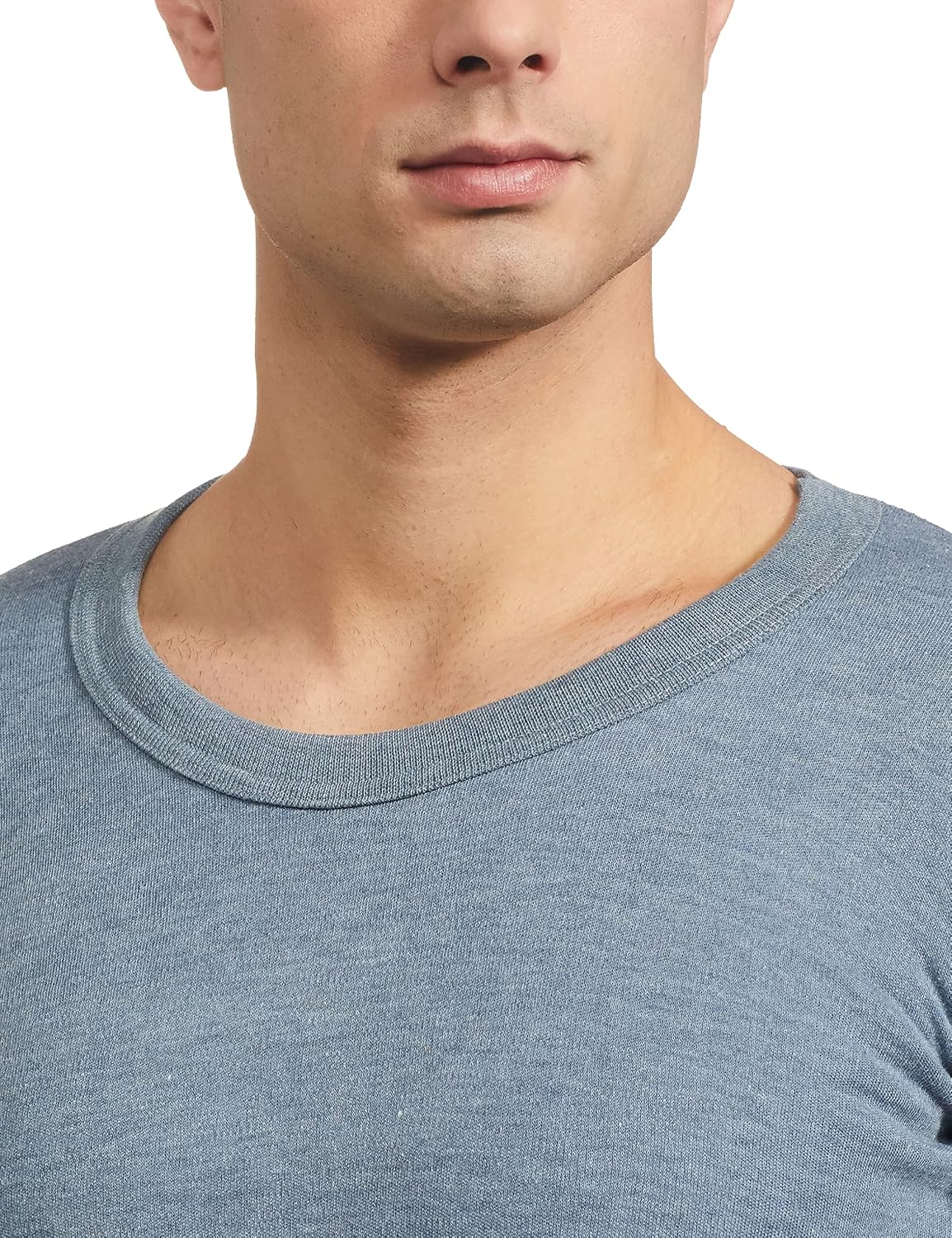 Mens Thermal Thermal Set Cotton Blend Round Neck Top Bottom Long Sleeve Slim Fit Top Bottom Set Top Bottom