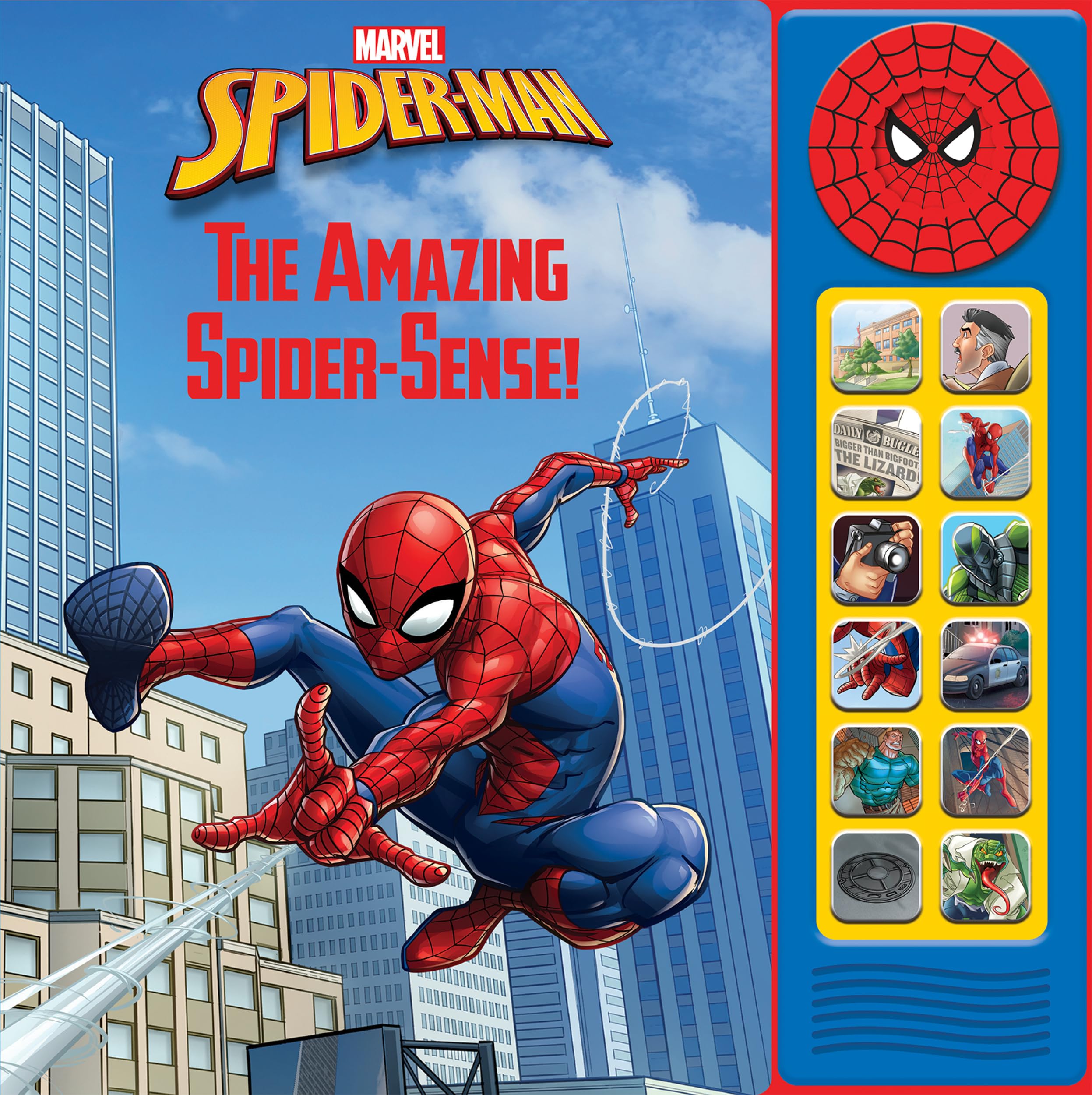Marvel Spider-Man: The Amazing Spider-Sense! Sound Book by PI Kids (Board book)