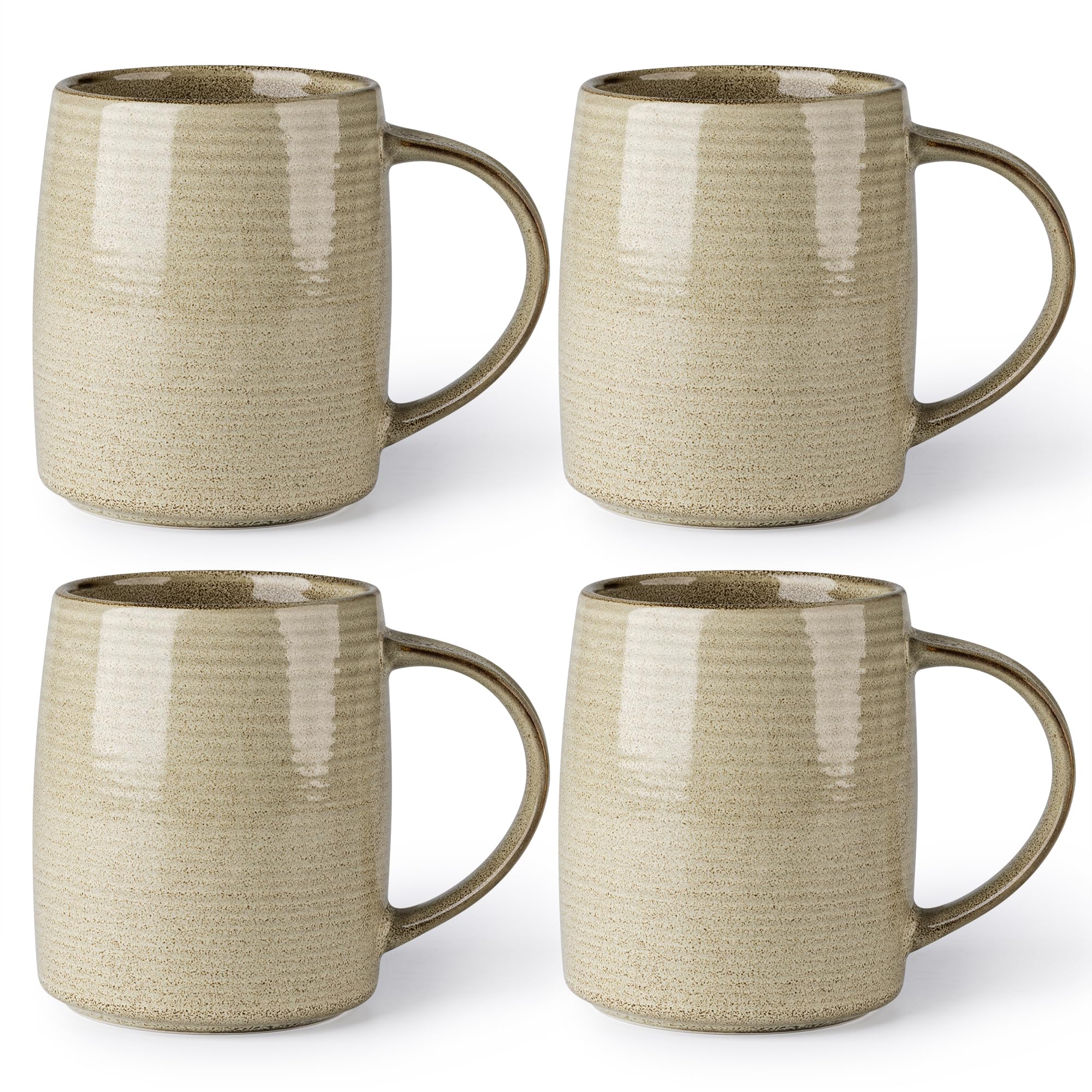Amazon.com: GBhome Large Coffee Mugs Set of 4, 18oz Handmade