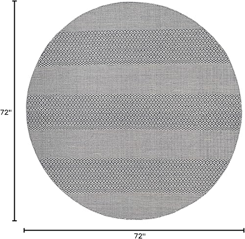 Vista 71 de Safavieh., Algodón, Marfil/Gris Acero