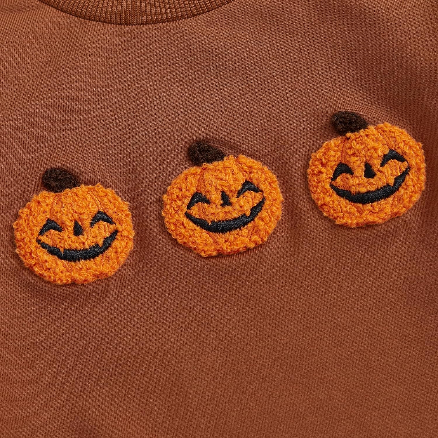 Fernvia Toddler Baby Girl Clothes 3 6 9 12 18 24 Months Fall Outfits Solid Long Sleeve Sweatshirt Tops + Pants Set - Image 4