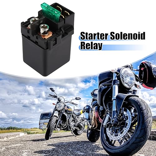 Miniatura 2 de Motoforti Reemplazo de relé solenoide de arranque para motocicleta moto negro