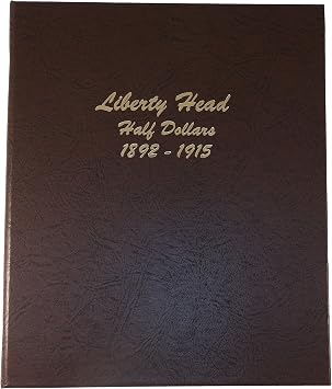 Dansco US Liberty Head Barber Half Dollar Coin Album 1892 - 1915 #7150