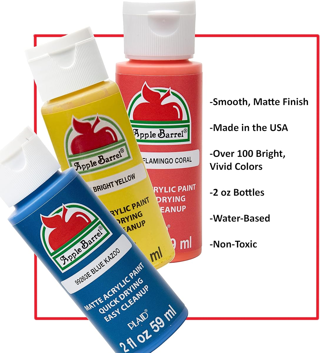 Apple Barrel Acrylic Paint in Assorted Colors (2 Ounce) view 2