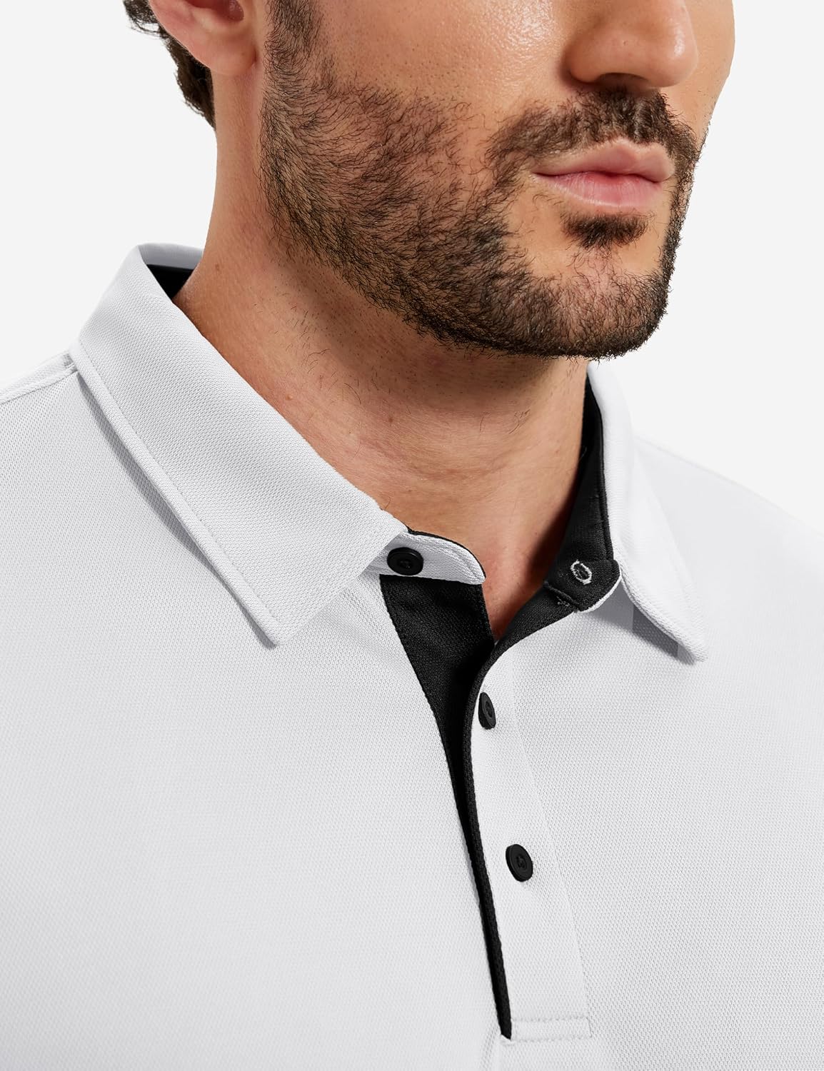 TACVASEN Mens Short Sleeve Golf Polo Shirts Dry Fit Collared Work Athletic | Lightweight, breathable polyester fabric | Performance, moisture wicking | For casual, outdoor