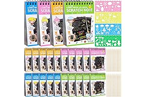 YSCare Rainbow Scratch Paper Party Favor