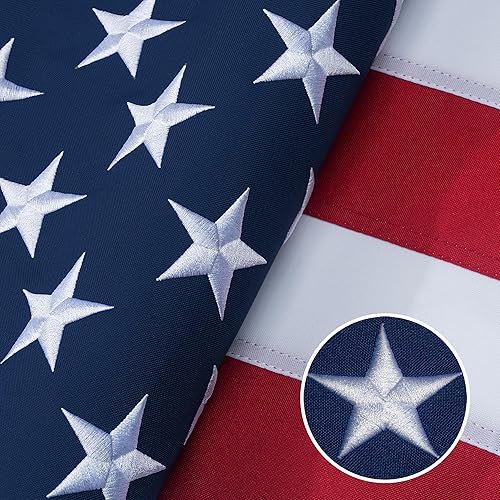 American Flag 3x5 Ft Indestructible Outdoor, Long Lasting, Heavy Duty,