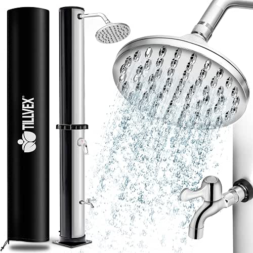 Tillvex Douche solaire 20 litres - Housse de protection incluse