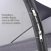 Vista 3 de Mosquitera para cuna de bebé para mantener a los insectos/insectos/gatos fuera, moisés para niños pequeños, cama de noche, red de seguridad con Negro