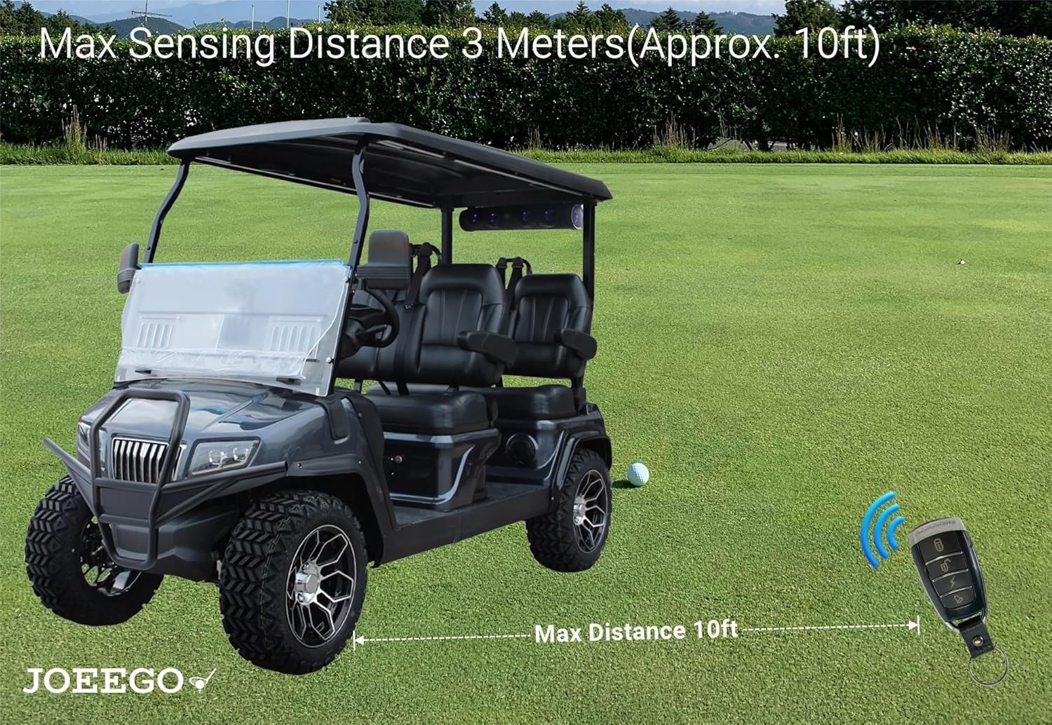 JOEEGO 48V Power Push Button Start System Fits for Evolution EV Golf Cart D5 & D-Max Series, Replaces OEM# 2.04.1175