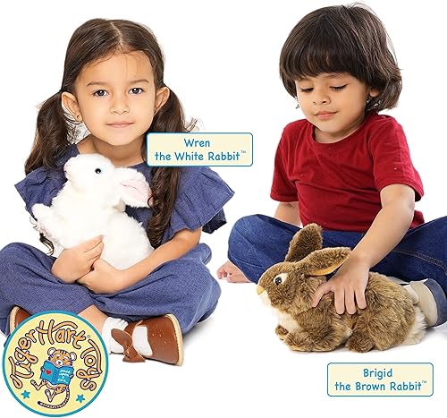 Vista 7 de Brigid The Brown Rabbit - Conejito de peluche de 10 pulgadas