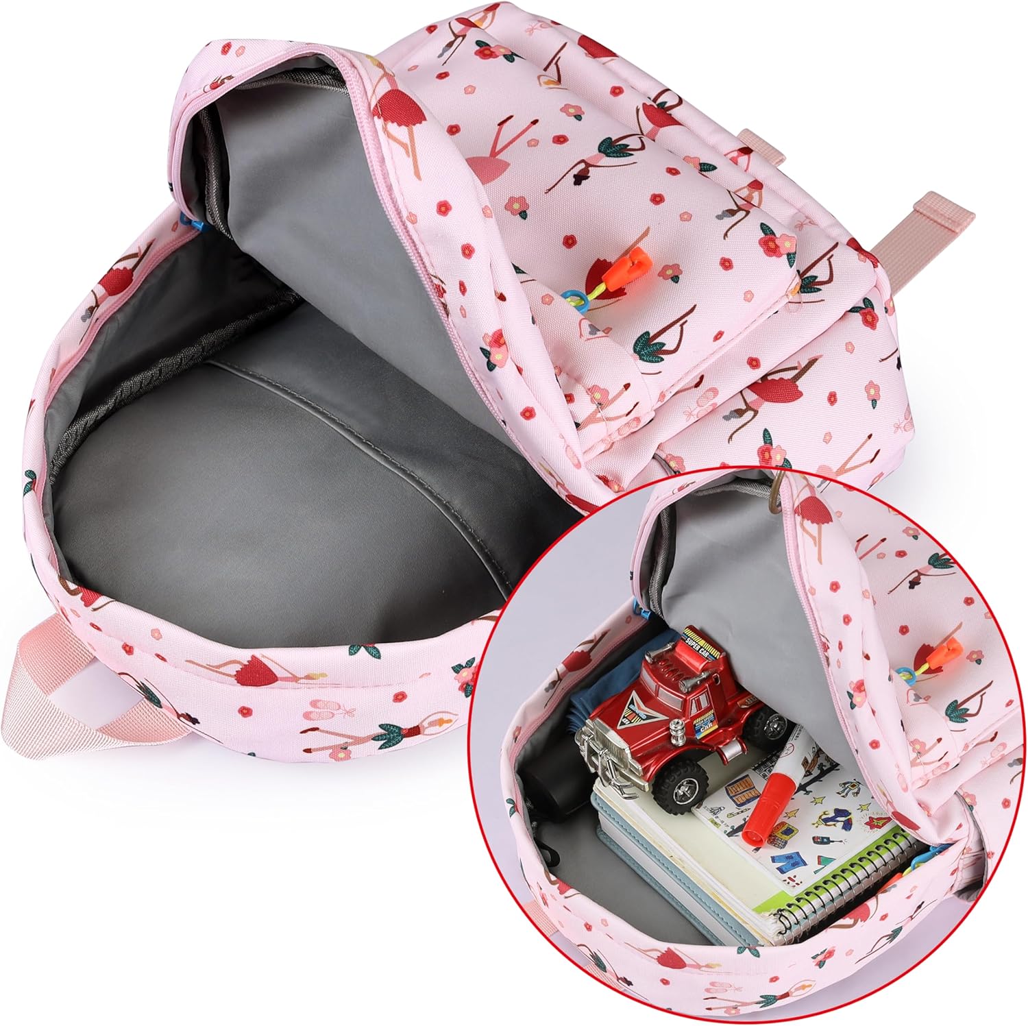 Zicac Toddler Backpack for Boys Girls 12 inch Mini Kids Backpack for School & Travel, Preschool Kindergarten Daycare Backpack - Image 8