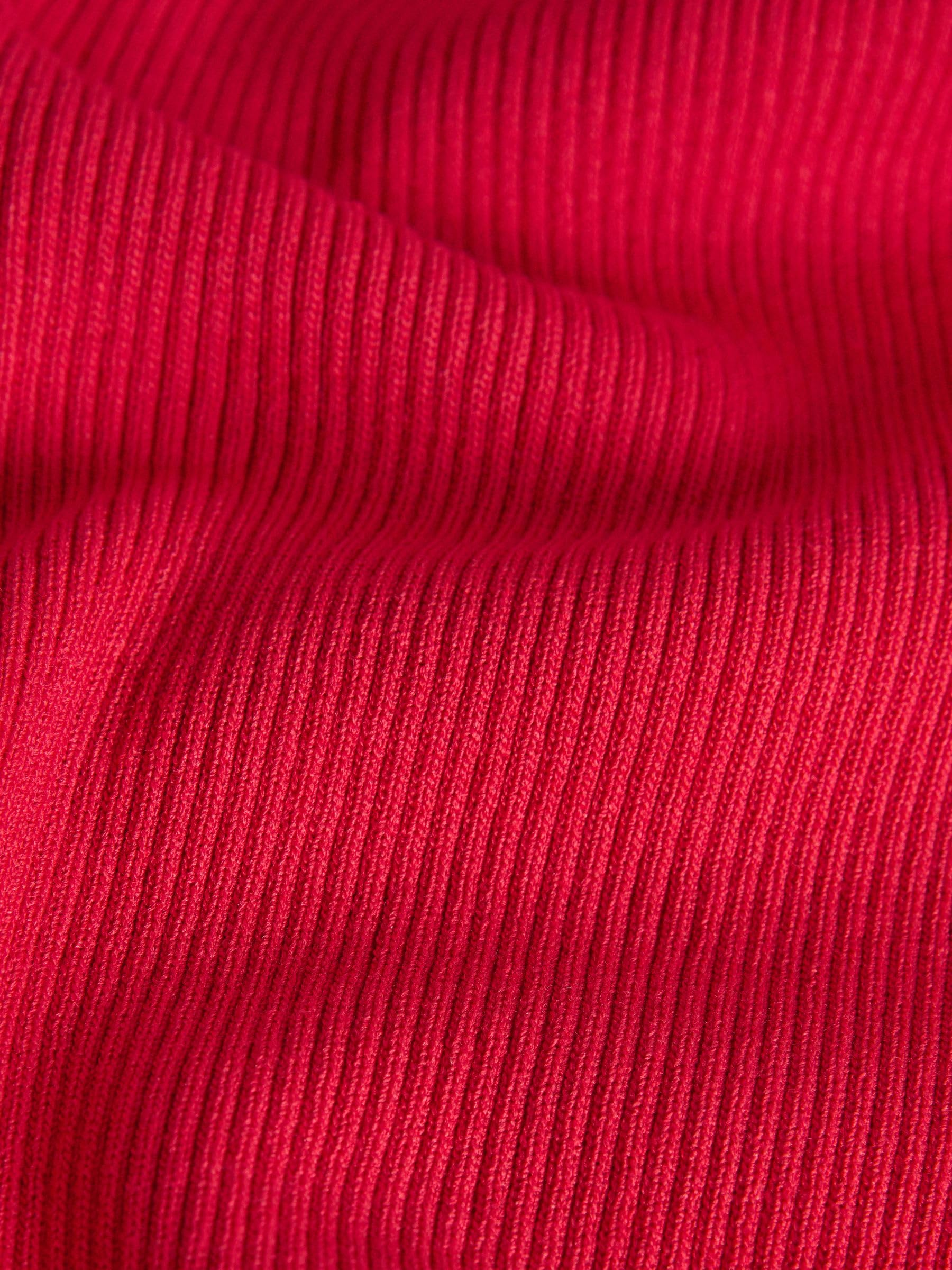 THE SET Mujeres Pack de 3 cárdigans Acanalados de Manga Corta con Cuello de Pico
