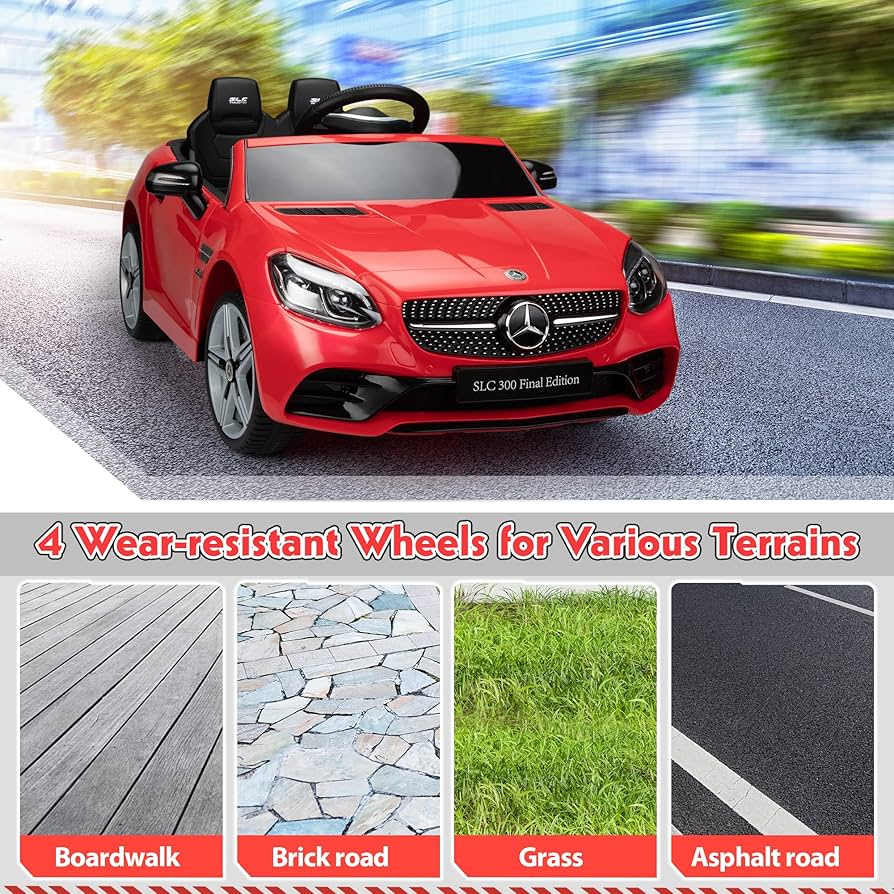 こども用自動車 Amazon.co.jp: TOBBI 12V ライセンス取得 メルセデスベンツ SLC