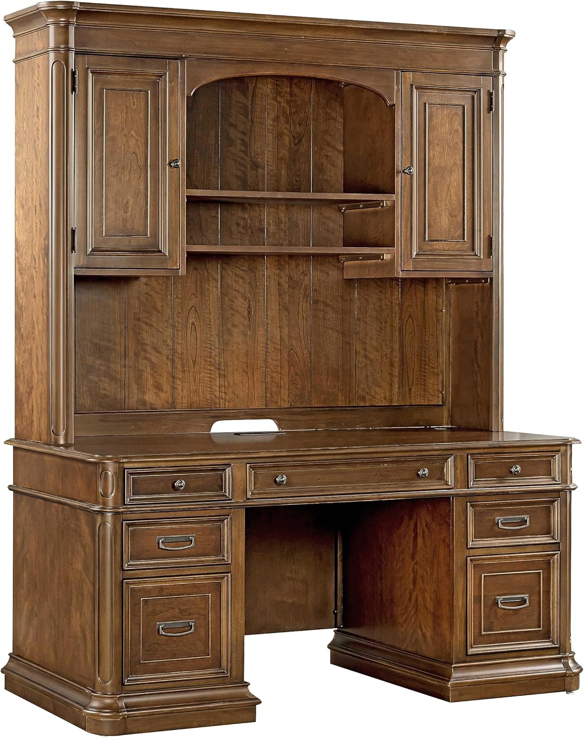 TOV Roanoke Cherry Credenza & Hutch Set
