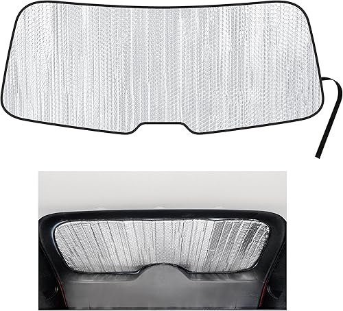 Miniatura 17 de YelloPro - Parasol reflectante para parabrisas delantero de ajuste personalizado para Hyundai Tucson 2022, 2023, 2024 2025, híbrido, SUV, protección