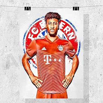 Amazon Co Jp キングスレイ コマン Fcバイエルンミュンヘン ポスター アートポスター ウイイレ Fifa グラフィックアート サイズ ホーム キッチン
