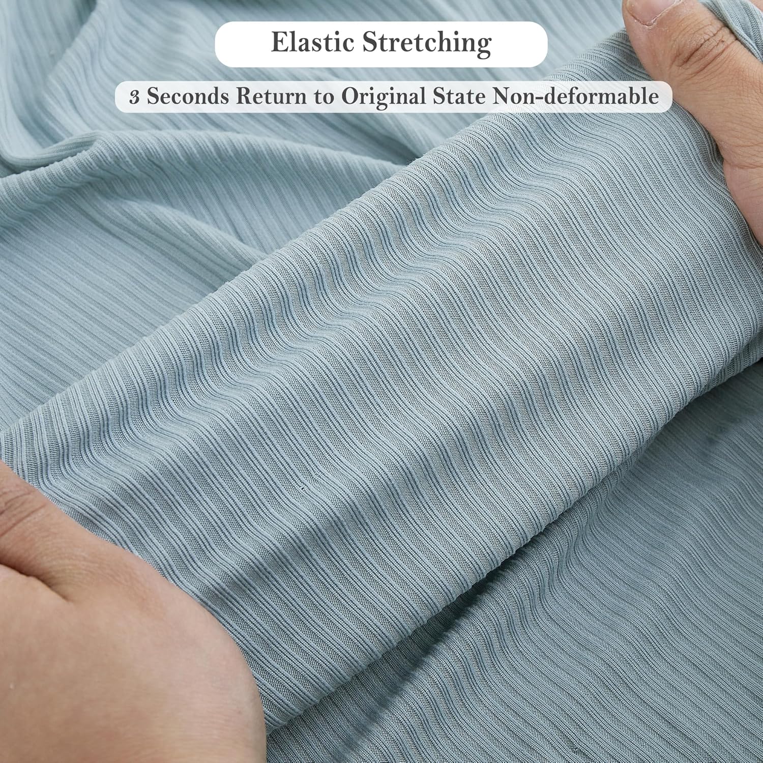 Viviland Jersey Swaddle Blanket, Ultra Soft Stretchy Receiving Blanket, Newborn Swaddle Wrap for Boys & Girls, 40 x 30 inches, 2 Pcs