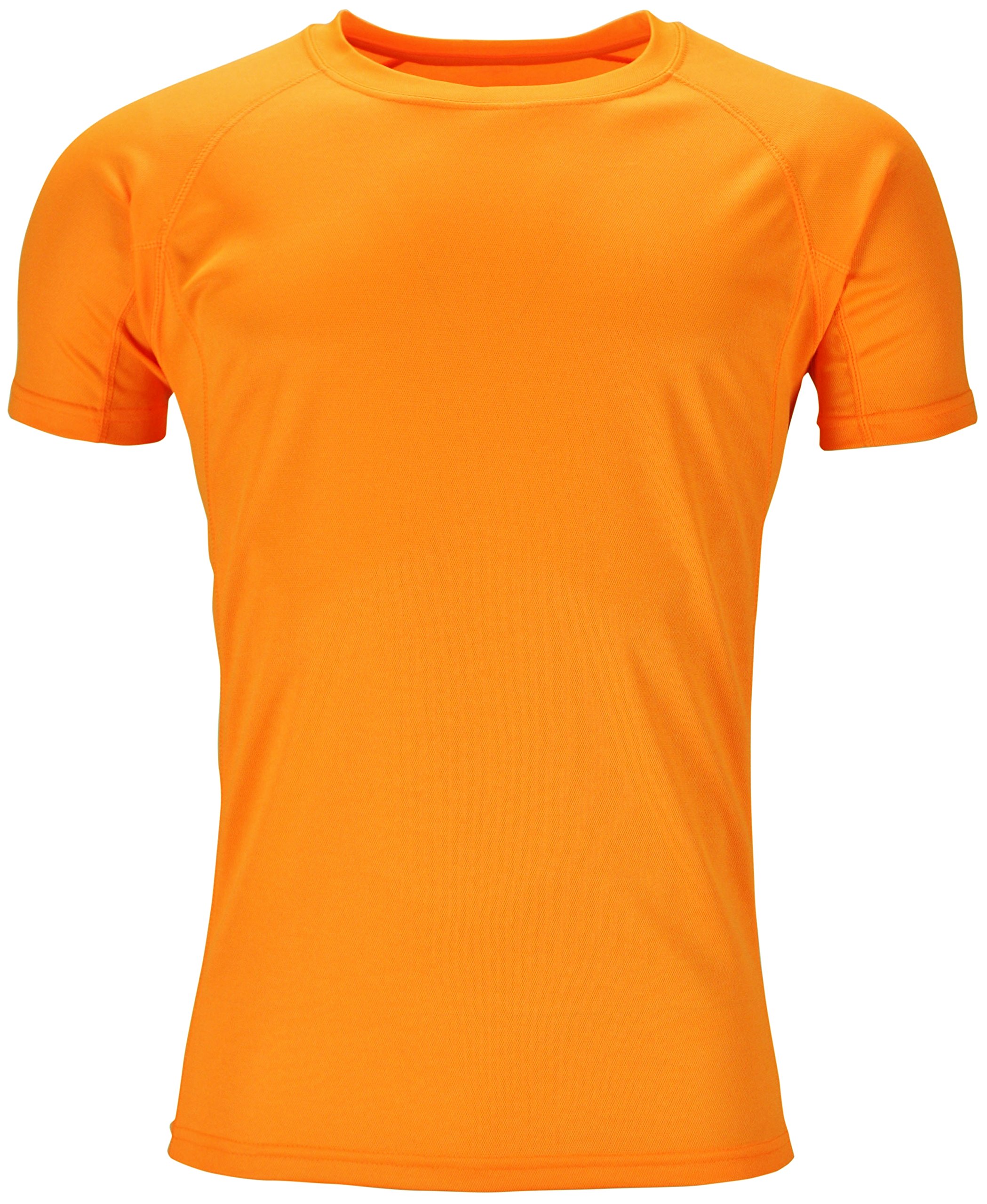 Urban Heritage Men's Orange Short Sleeve Breathable Sports T Shirt (M, )