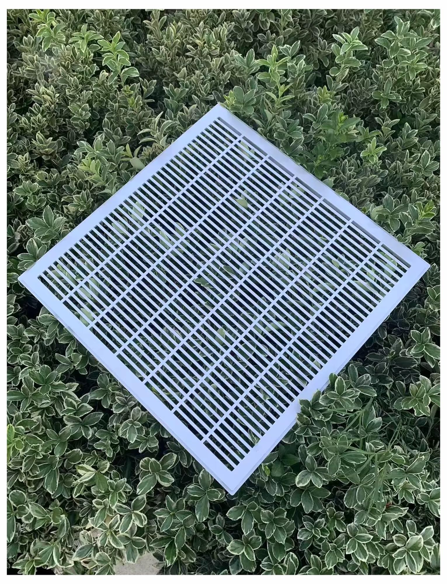 Ventilación de retorno de techo integrada cuadrada, rejilla de ABS con filtro lavable