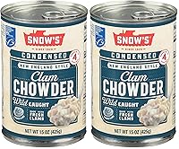 Vista 13 de Snow's Manhattan Clam Chowder, lata de 15 oz - 11g de proteína por porción - Receta auténtica al estilo Manhattan lista para servir