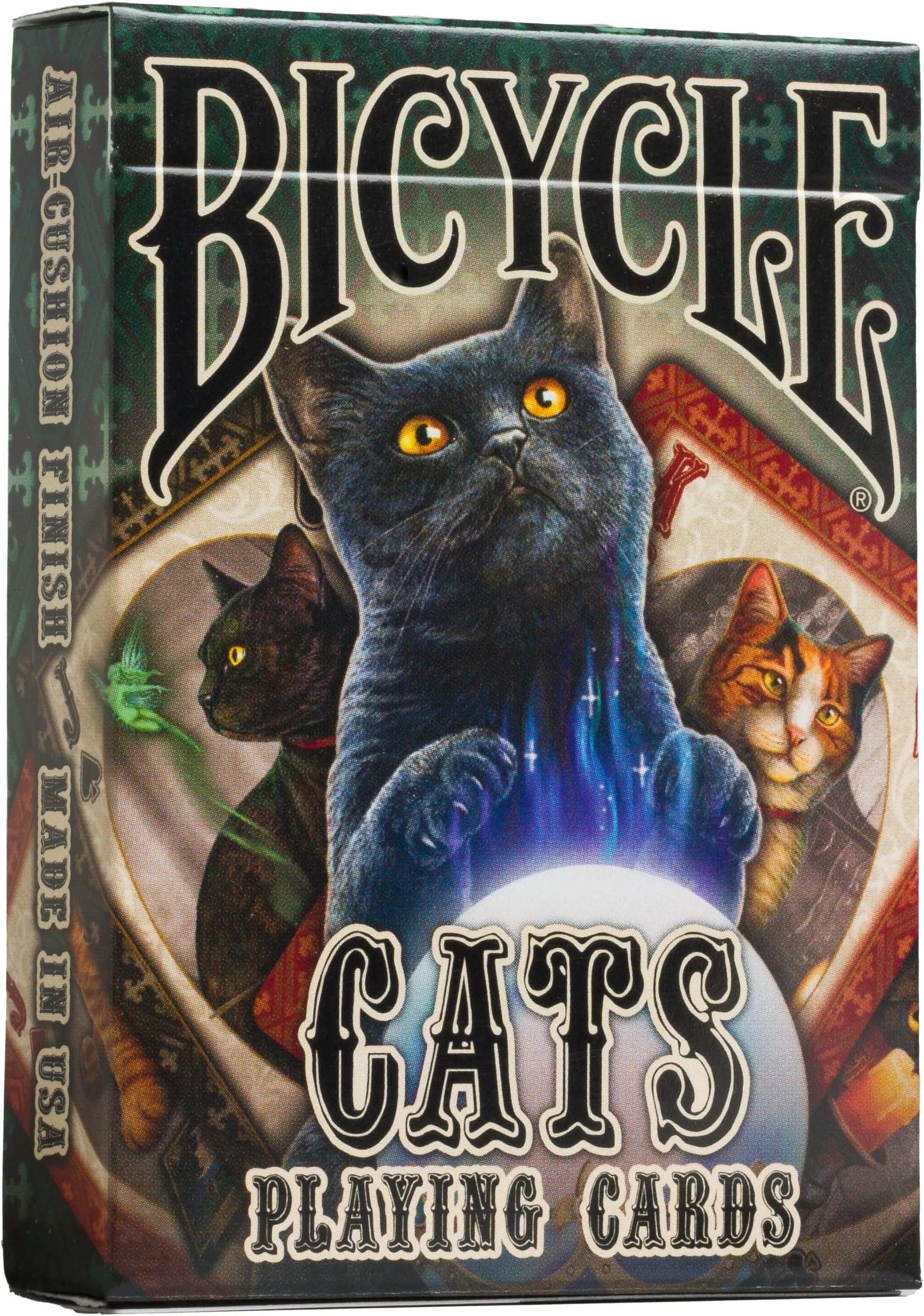Cats Playing Cards Designed by Lisa Parker, Black
