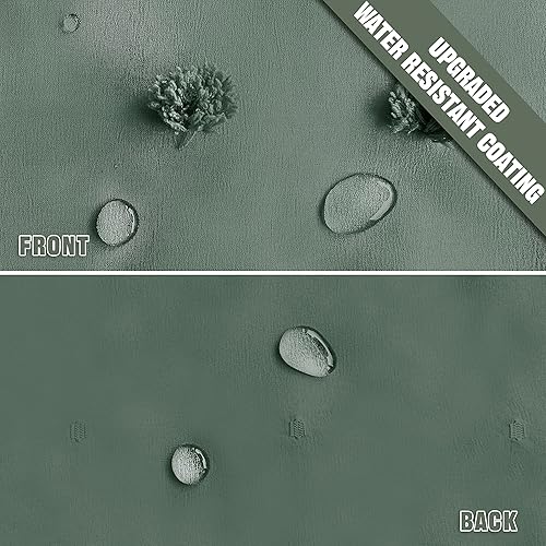 Miniatura 4 de Cortina de ducha bohemia verde de tela tejida, bonita cortina de ducha de 72 x 72 pulgadas, plisada, floral, texturizada, moderna, de granja,