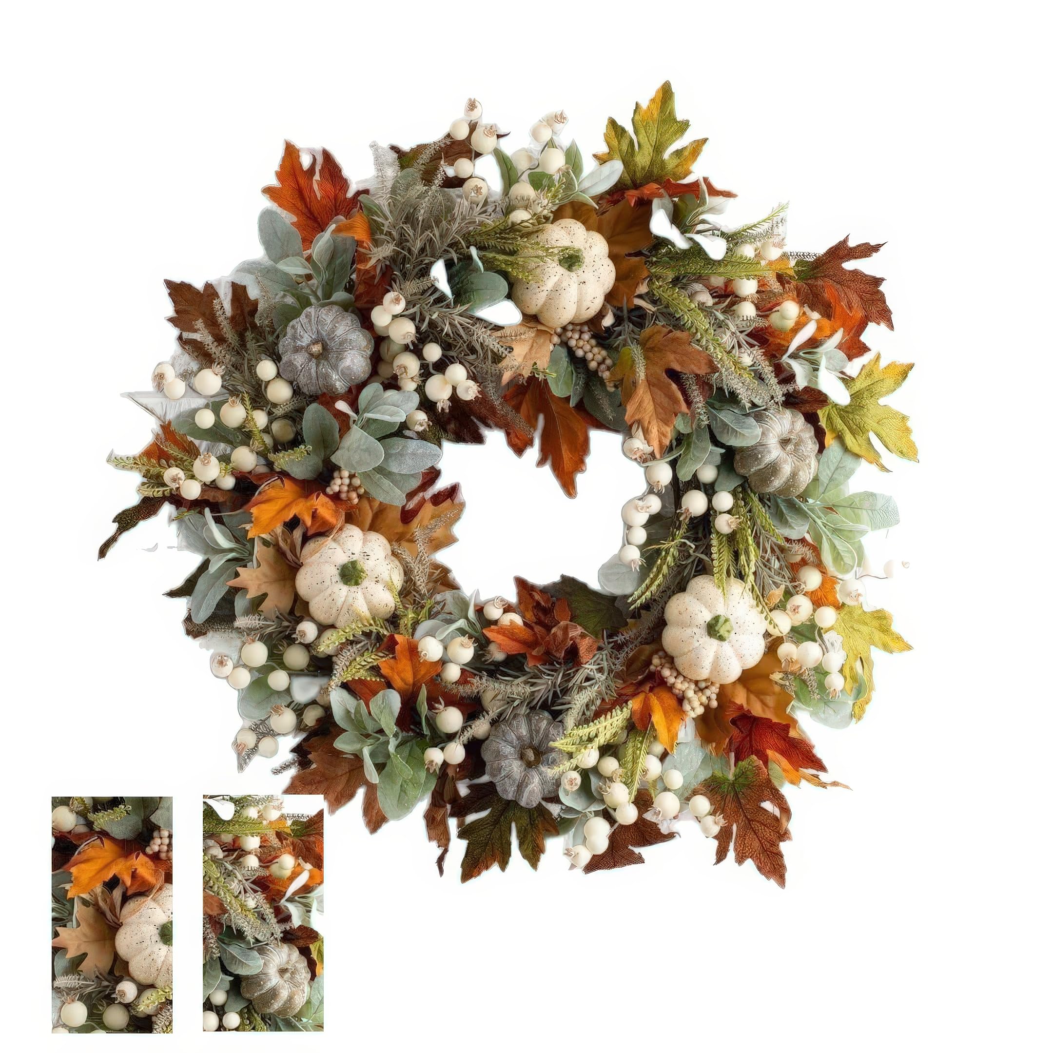 Couronne de feuilles d'automne : créez un accueil chaleureux et festif chez vous