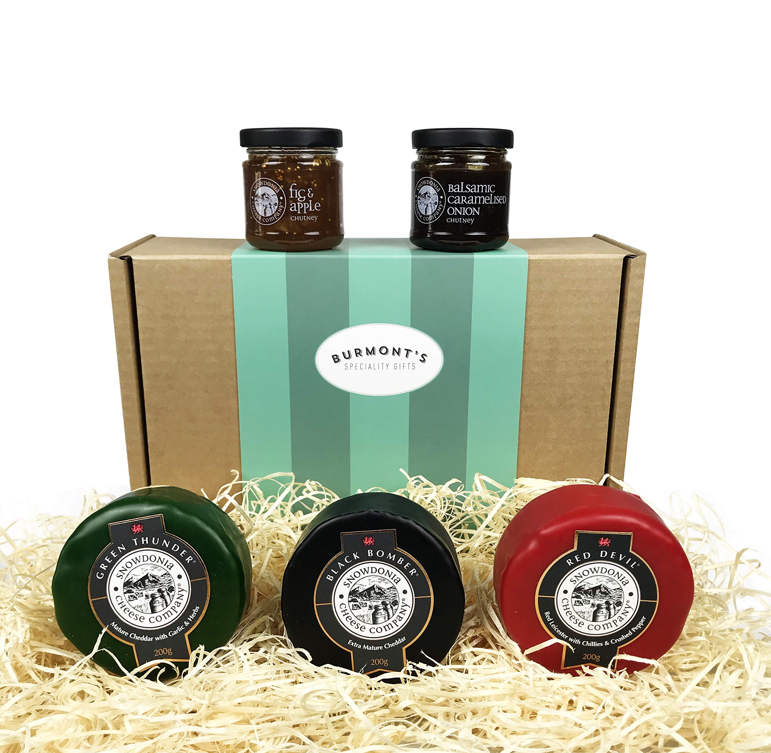 Buy Snowdonia Cheese Company Gift Hamper Containing Three, 200g