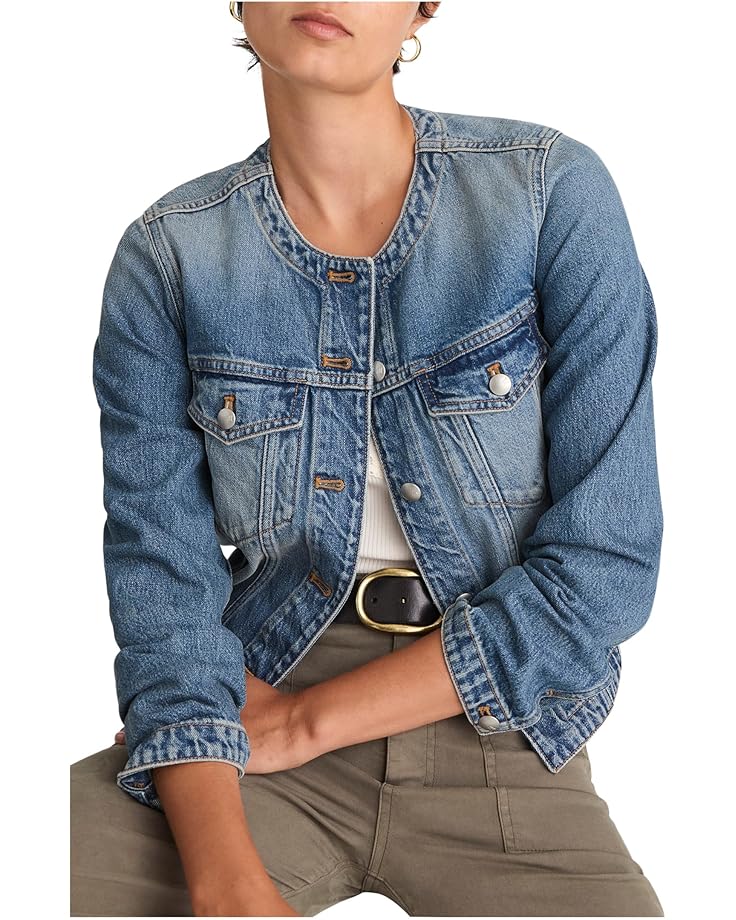 Madewell Collarless Trucker In Bouvier Wash - #3 of 4