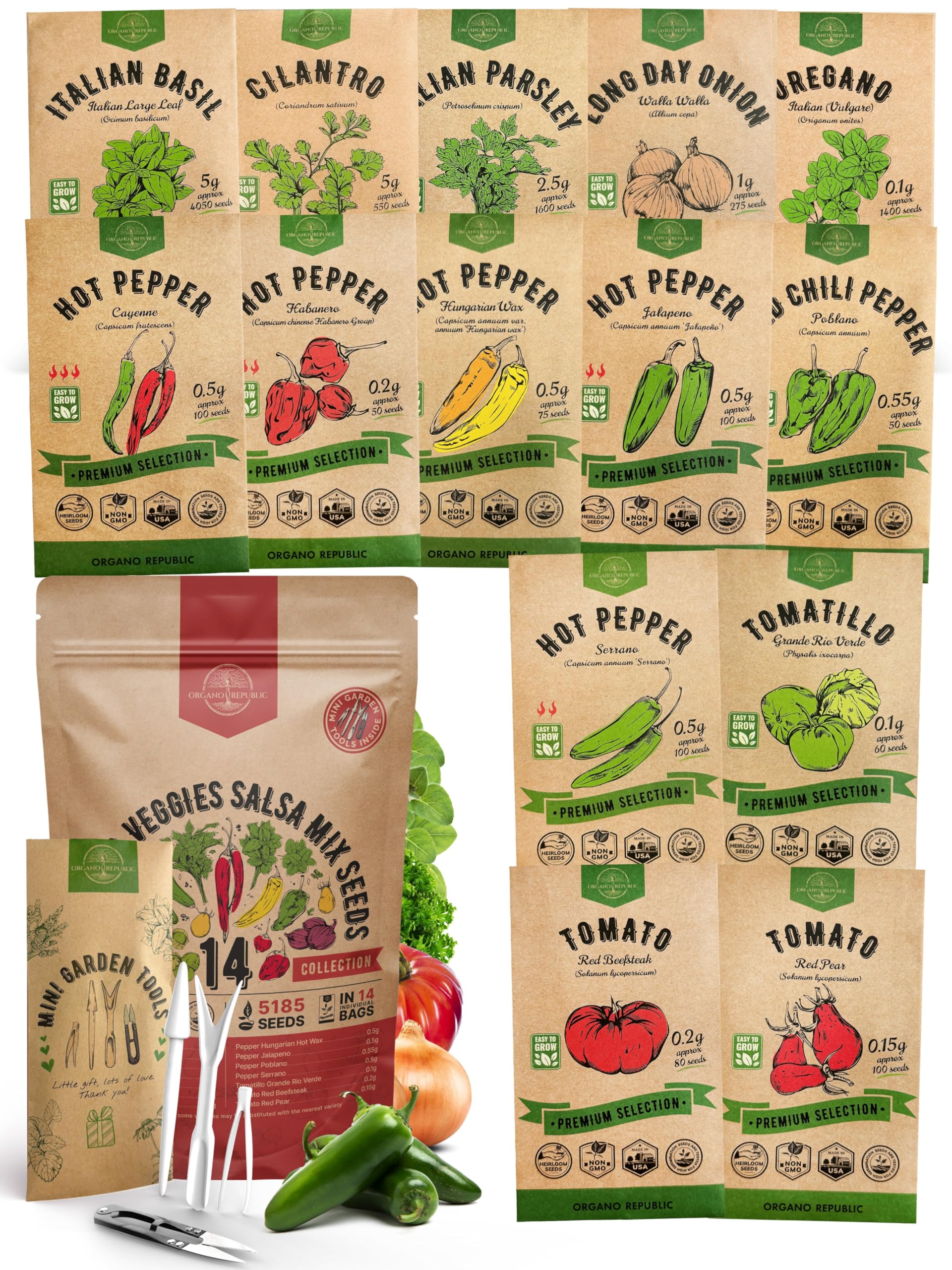 Organo Republic Salsa Variety Pack