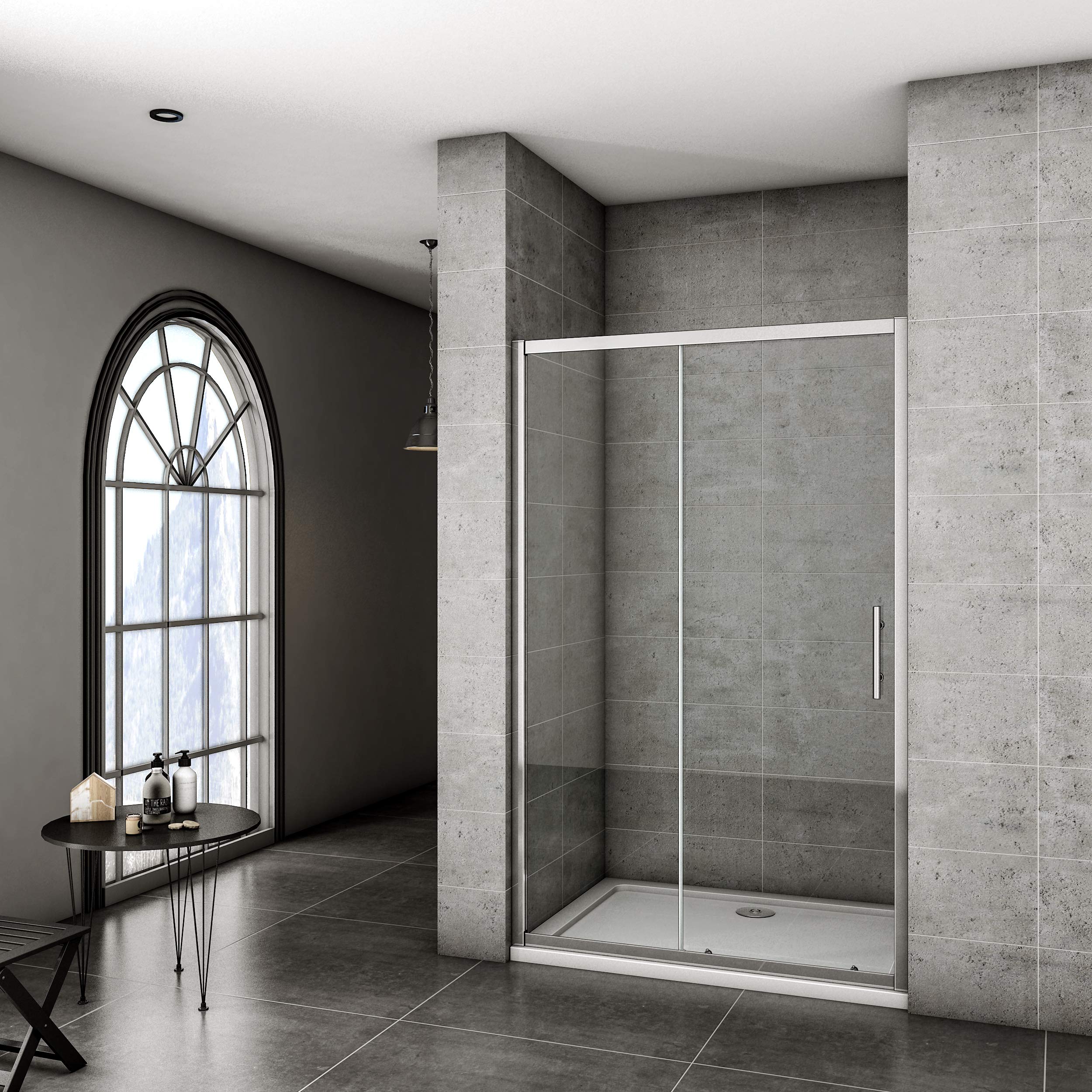 1000mm Sliding Shower Door Modern Bathroom Shower Enclosure Cubicles