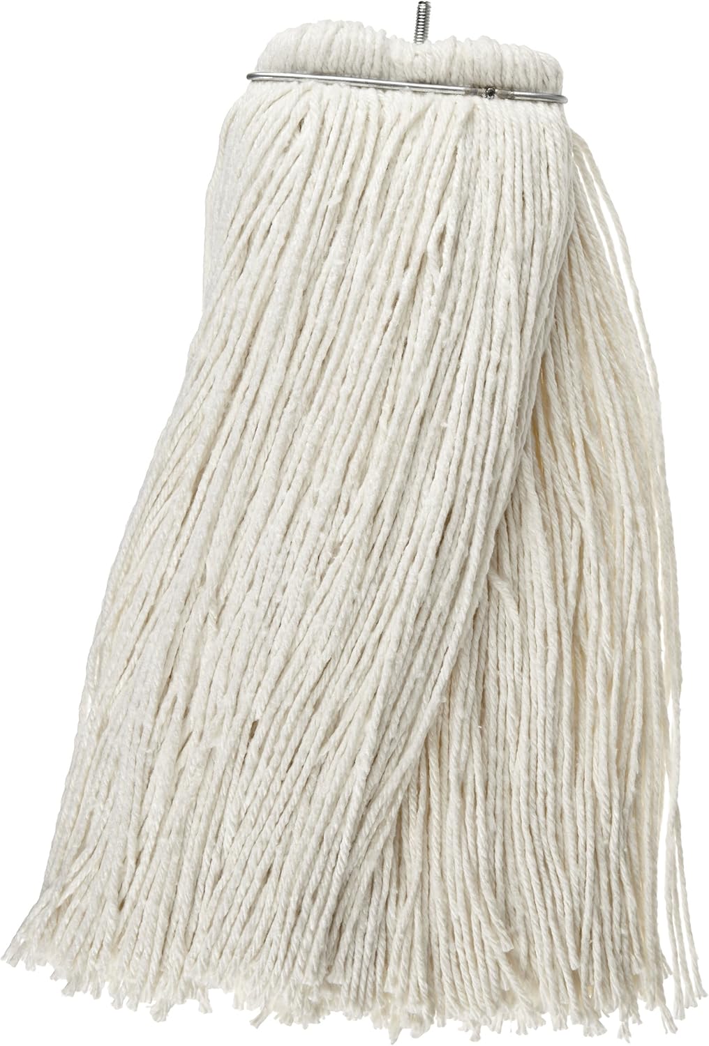 Impact 61124 Layflat Screw-Type Regular Cut-End Rayon Wet Mop Head, 24 oz, White (Case of 12)