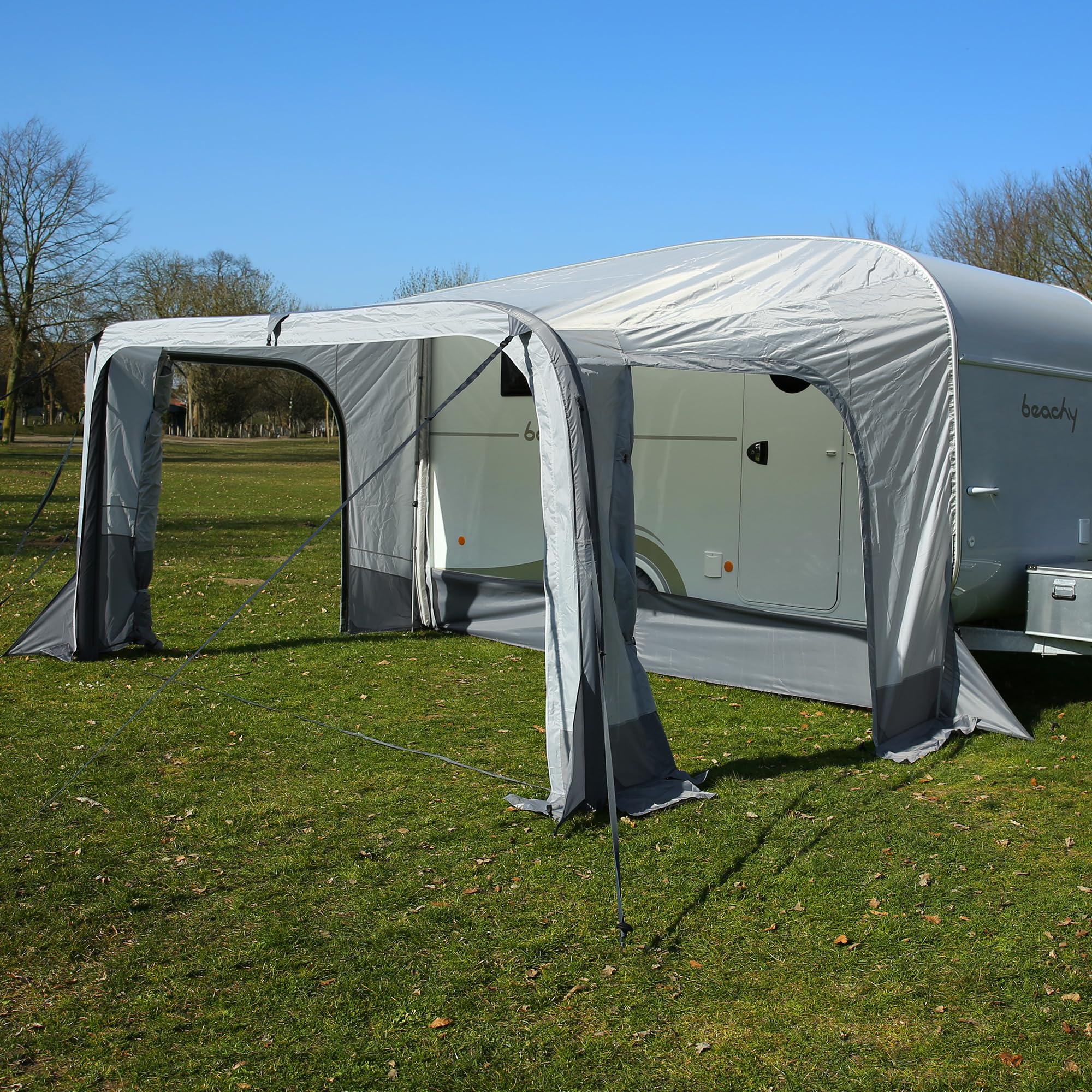 your GEAR Brela Air 360 – Tienda de campaña de aire para Hobby Beachy Caravan – Parasol y toldo para caravana con listón – UV 50+ (para Beachy 360)