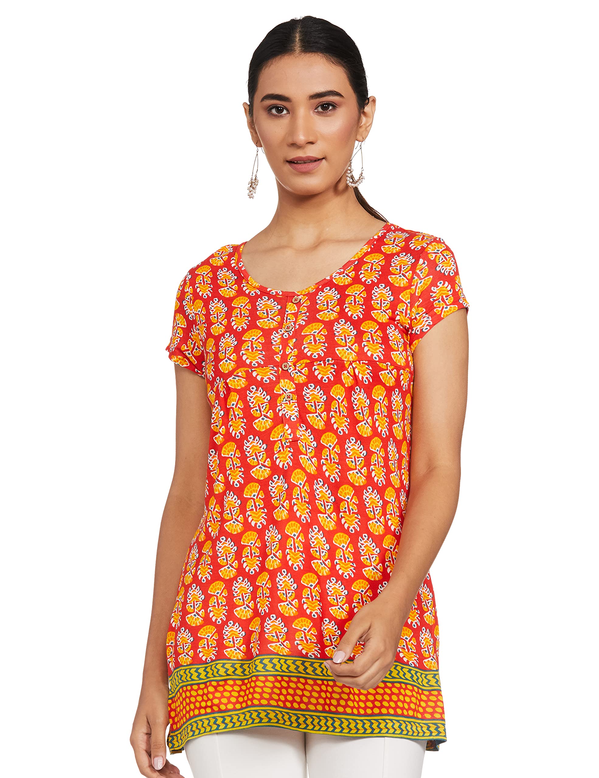rangriti Blue Viscose Indie Top-picture-11
