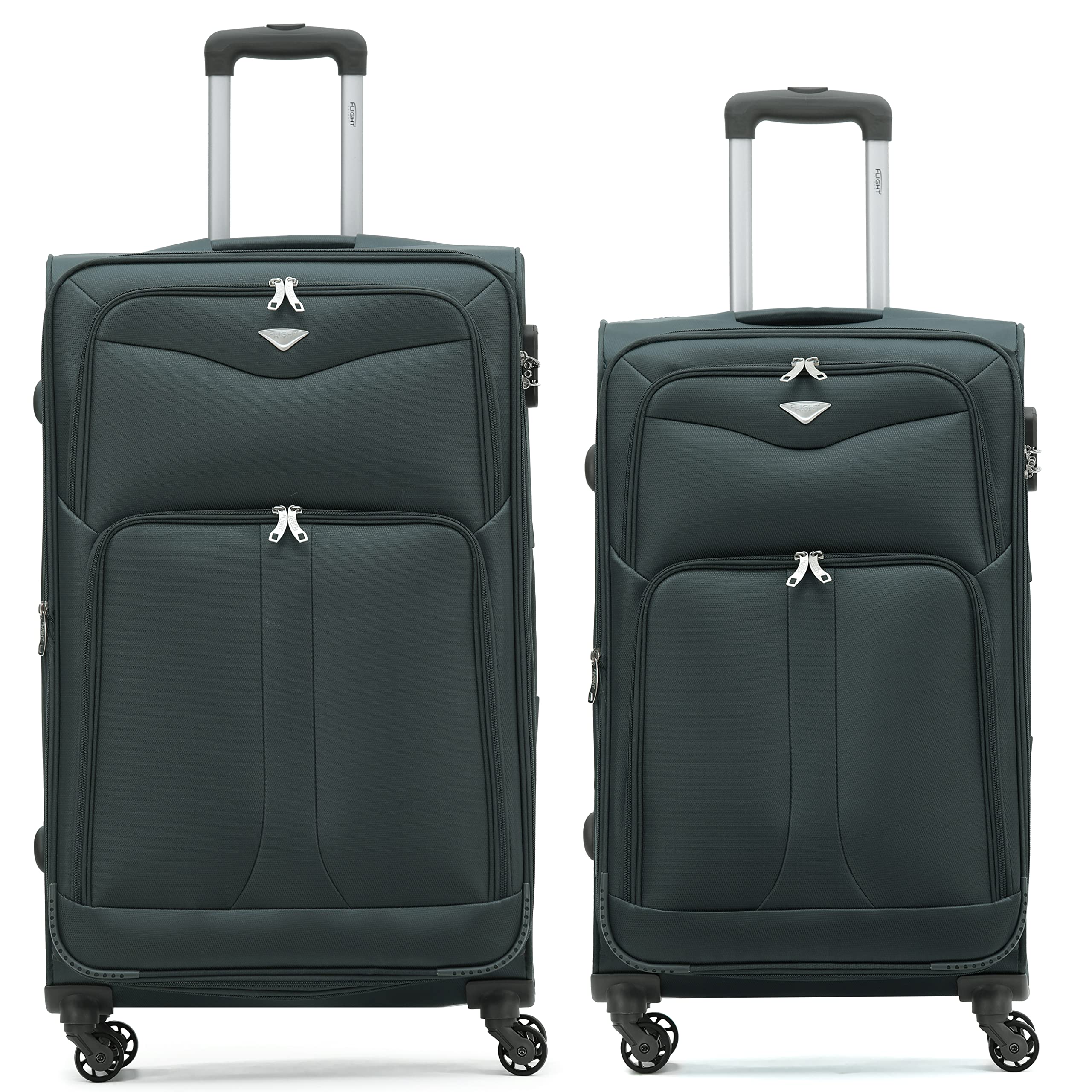 Flight Knight Lightweight 4 Wheel 800D Soft Case Suitcases Anti Crack Cabin & Hold Luggage Options Approved for Over 100 Airlines Including easyJet, BA & Many More! — view 53