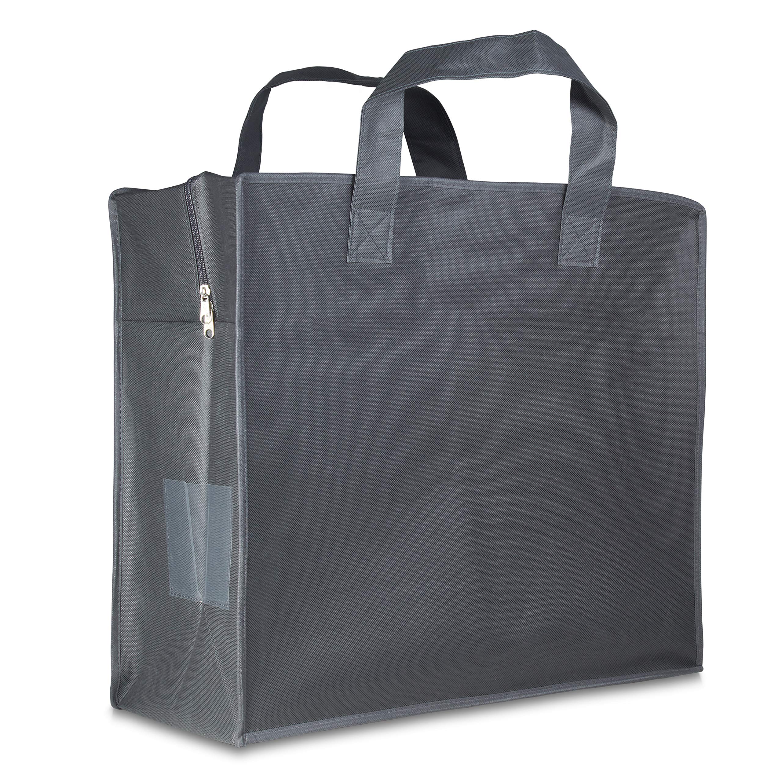 Hoesh UK - Heavy Duty Grey Non-Woven Laundry Collection Bag - laundry hamper, washing baskets, packing bags