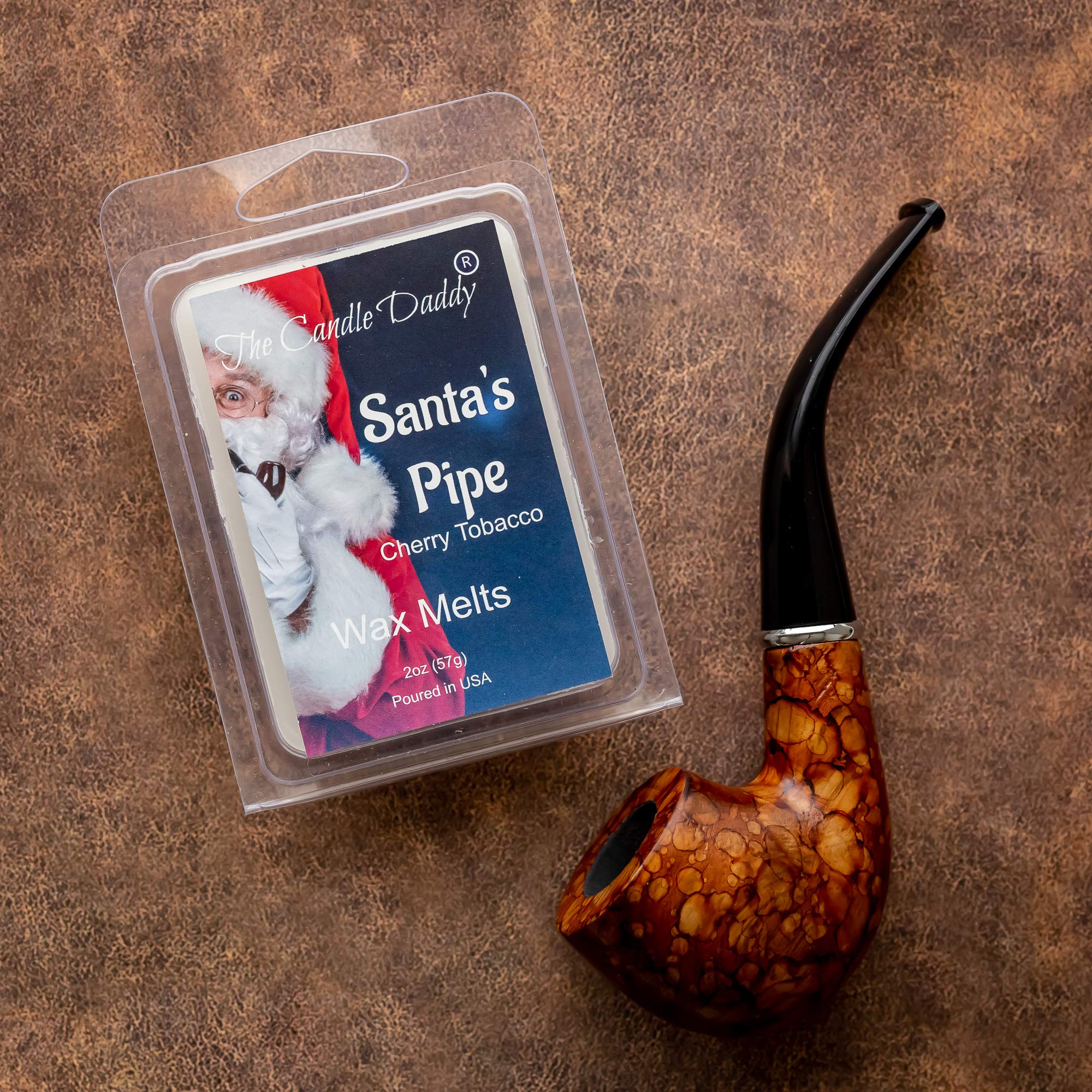 Amazon.com: Santa's Pipe - Cherry Tobacco Scent - Maximum Scented Wax Melt  Cubes - 2 Ounces Per Pack