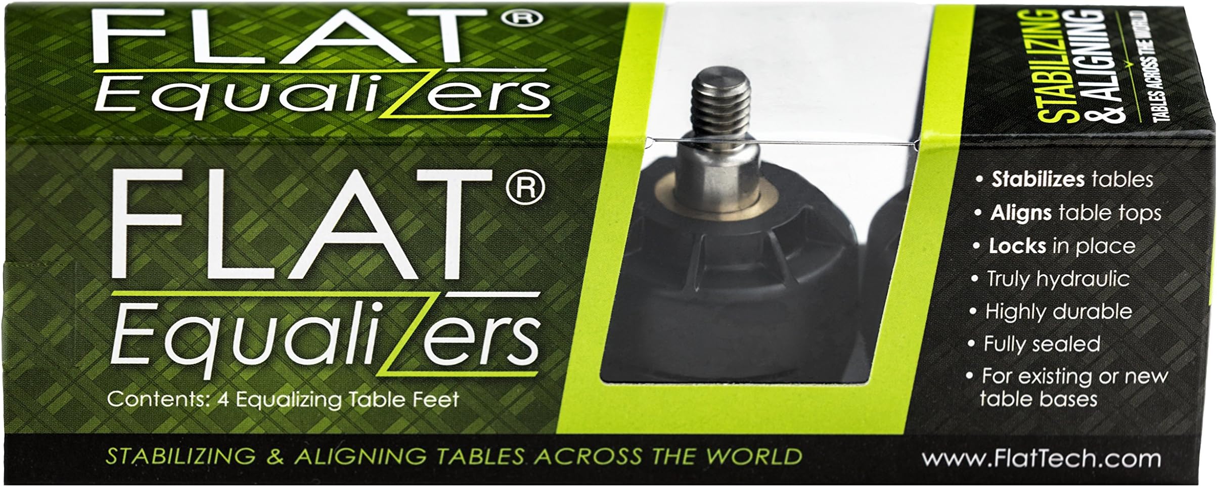 Equalizers (Stabilizing Table Feet) - 1/4" -20 Thread Size