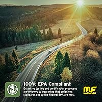 Vista 2 de MagnaFlow 24490 - Catalizador grande de acero inoxidable de ajuste directo