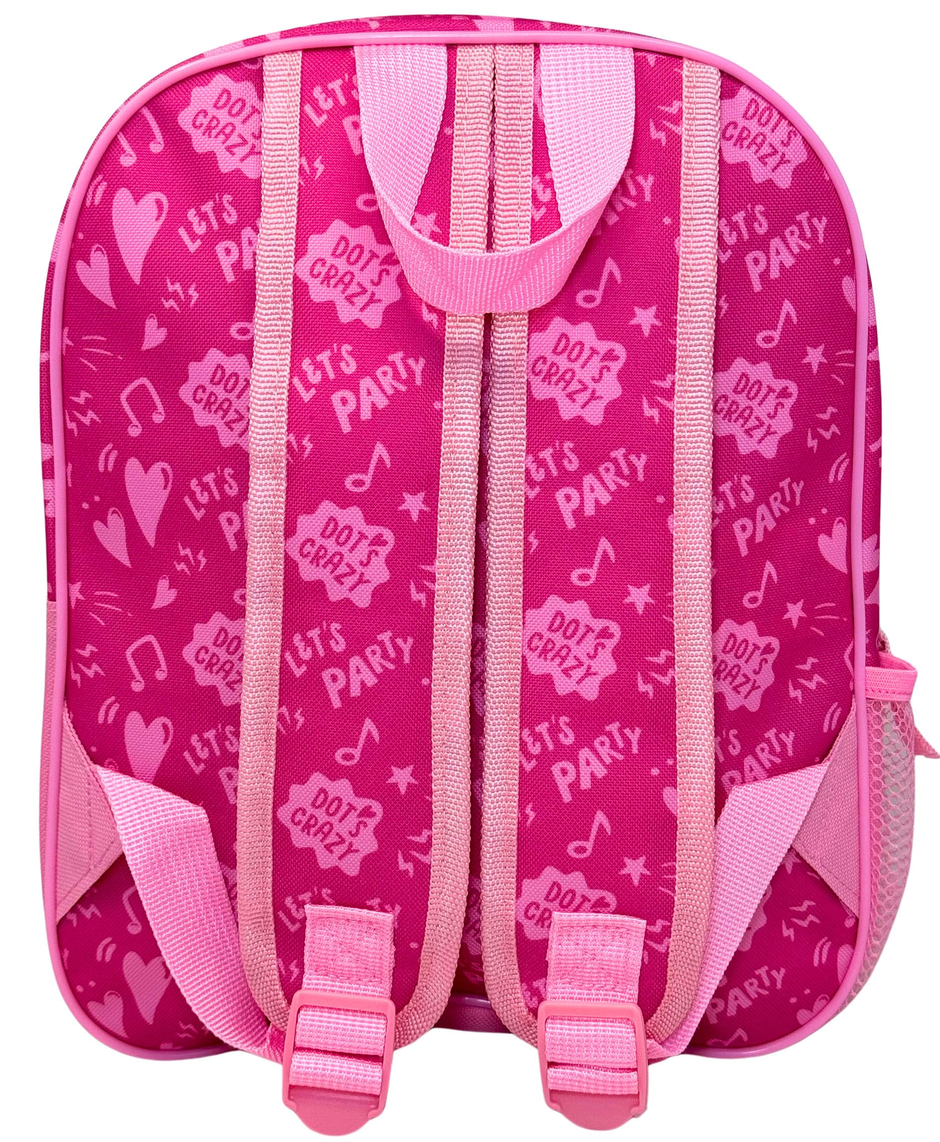 Clondo Zaino Asilo 3D 31×26×11 cm – Zainetto per Bambina – Per Minnie Fan – Poliestere Resistente – Spallacci Imbottiti e Tasche Laterali – Perfetto Nido e Viaggio – Unisex 2‑6 anni