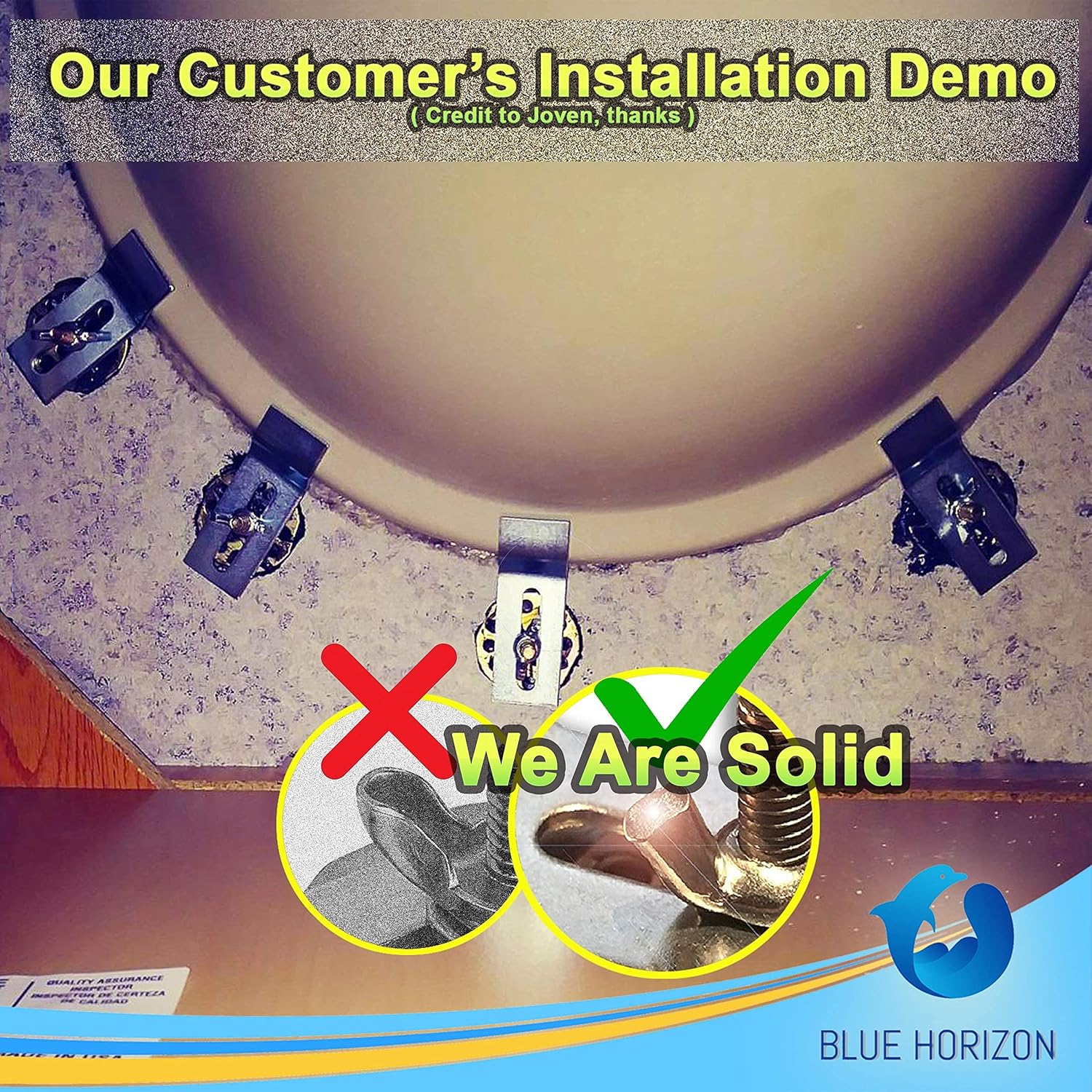 Undermount Sink Bracket Clip, Universal Heavy Duty Epoxy Undermounting Sink Wash-Basin Support Clamps for Bathroom Kitchen Marble Granite Vanity Countertop Installation and Repair Kit - - 